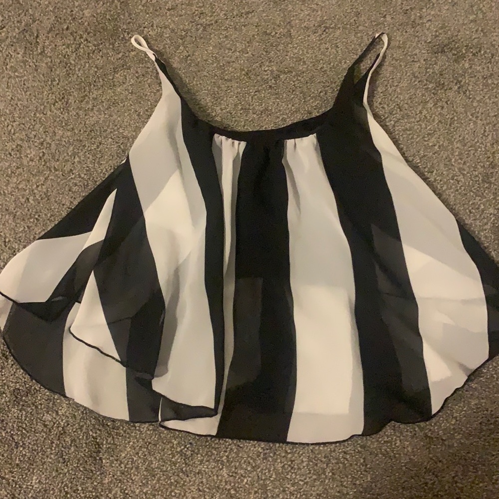 Y2K flowy crop top